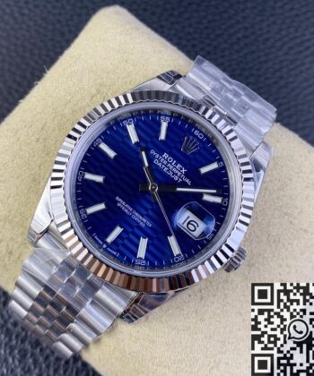 Rolex Datejust 41MM Watch M126334-0032 Bright Blue Dial