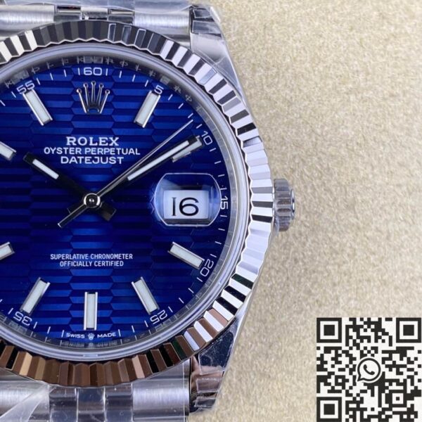 Rolex Datejust 41MM Watch M126334-0032 Bright Blue Dial