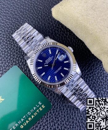 Rolex Datejust 41MM Watch M126334-0032 Bright Blue Dial