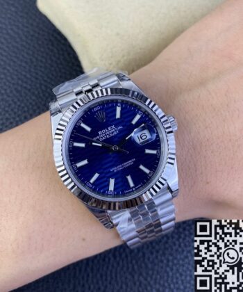 Rolex Datejust 41MM Watch M126334-0032 Bright Blue Dial