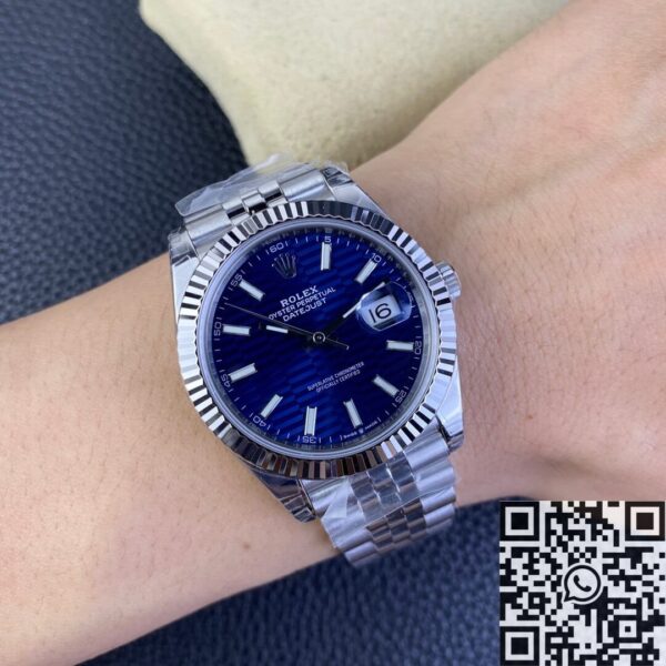 Rolex Datejust 41MM Watch M126334-0032 Bright Blue Dial
