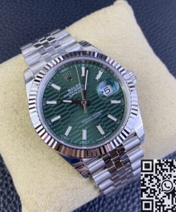Rolex Watch Datejust 41 M126334-0030 Mint Green VS Factory