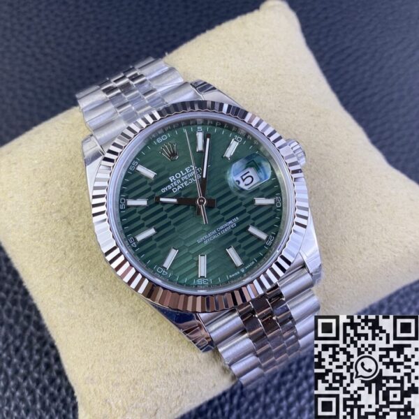 Rolex Watch Datejust 41 M126334-0030 Mint Green VS Factory