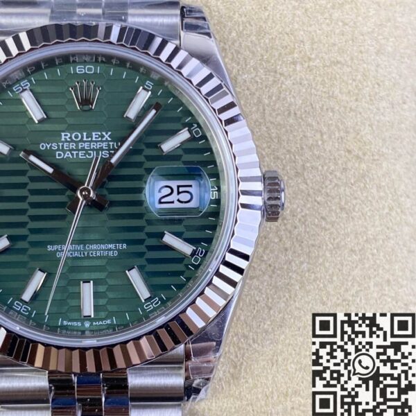 Rolex Watch Datejust 41 M126334-0030 Mint Green VS Factory