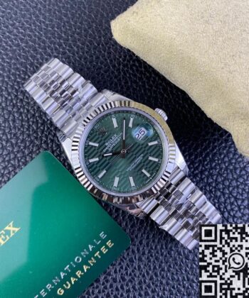 Rolex Watch Datejust 41 M126334-0030 Mint Green VS Factory
