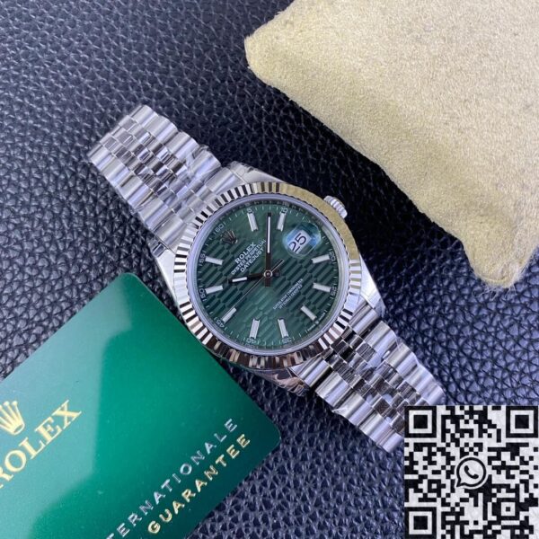 Rolex Watch Datejust 41 M126334-0030 Mint Green VS Factory