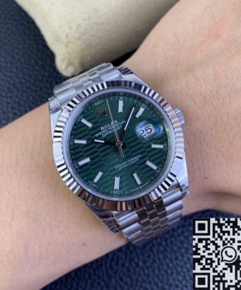 Rolex Watch Datejust 41 M126334-0030 Mint Green VS Factory