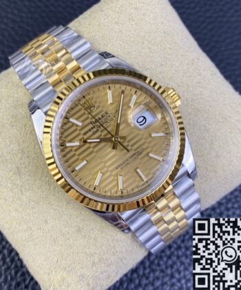 36MM Rolex Datejust M126233-0039 Gold Watch VS Factory