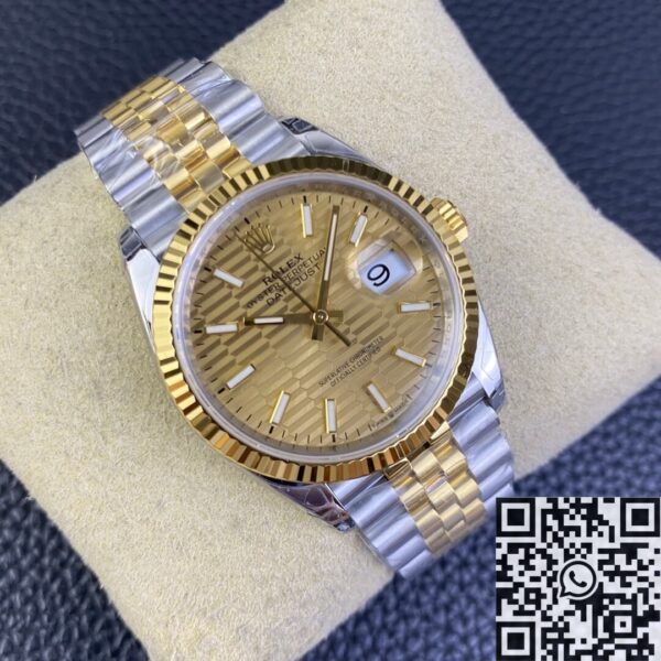 36MM Rolex Datejust M126233-0039 Gold Watch VS Factory