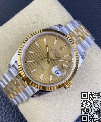 36MM Rolex Datejust M126233-0039 Gold Watch VS Factory