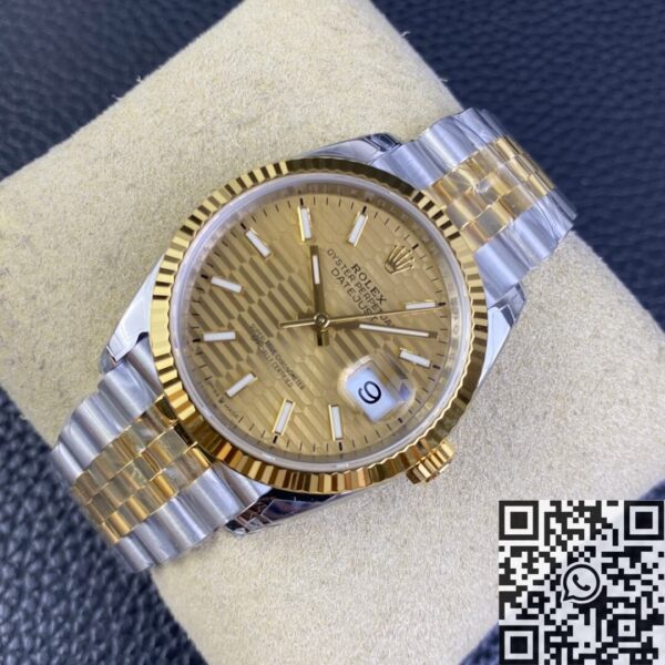 36MM Rolex Datejust M126233-0039 Gold Watch VS Factory