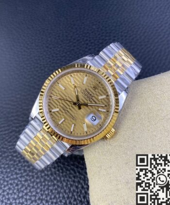 36MM Rolex Datejust M126233-0039 Gold Watch VS Factory