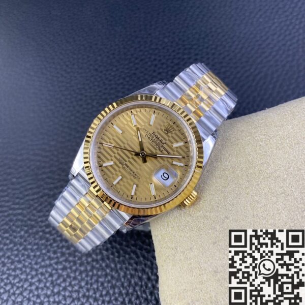 36MM Rolex Datejust M126233-0039 Gold Watch VS Factory