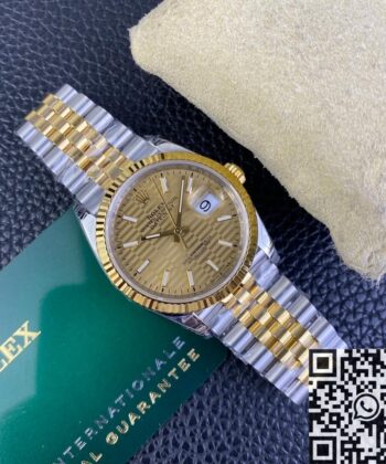 36MM Rolex Datejust M126233-0039 Gold Watch VS Factory