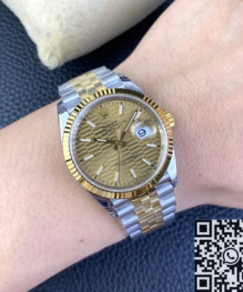 36MM Rolex Datejust M126233-0039 Gold Watch VS Factory