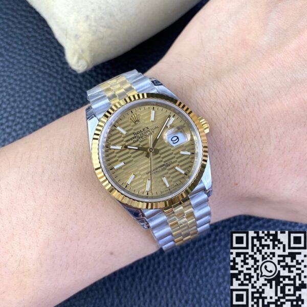 36MM Rolex Datejust M126233-0039 Gold Watch VS Factory