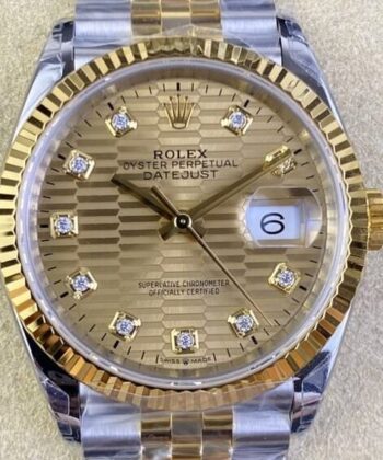 Datejust Rolex 36 M126233-0045 Gold Watch VS Factory