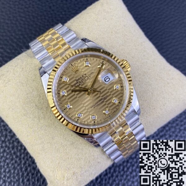 Datejust Rolex 36 M126233-0045 Gold Watch VS Factory