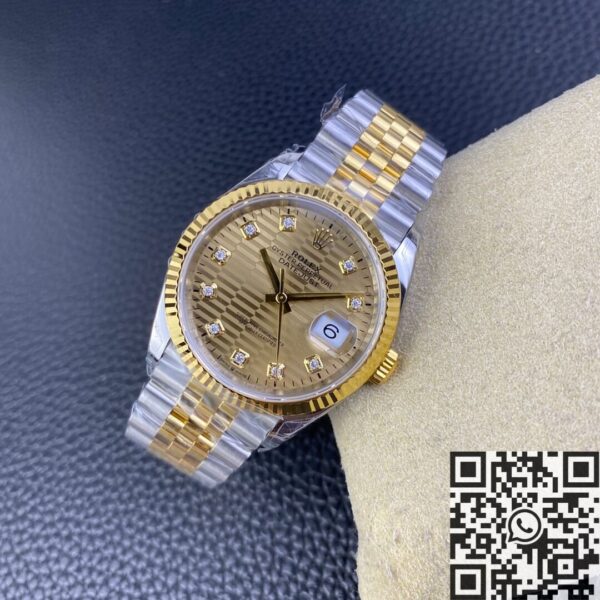 Datejust Rolex 36 M126233-0045 Gold Watch VS Factory