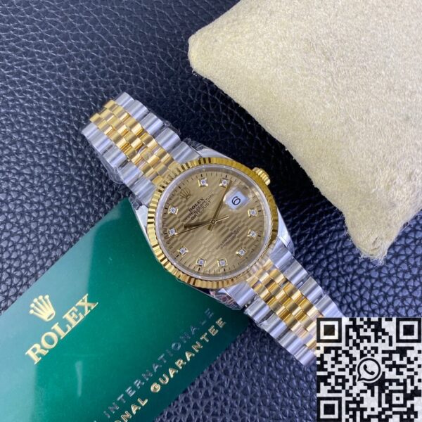 Datejust Rolex 36 M126233-0045 Gold Watch VS Factory