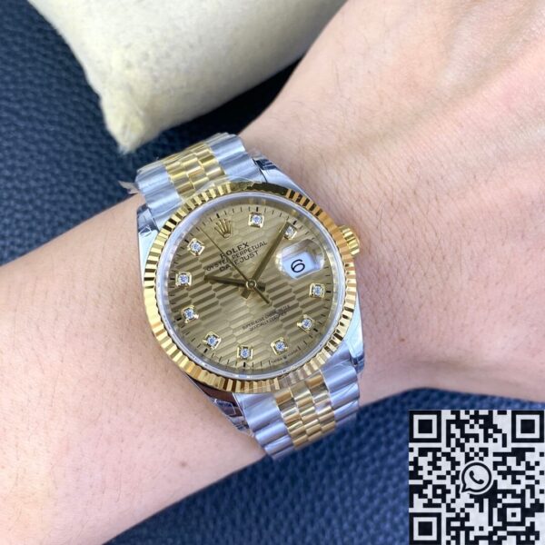 Datejust Rolex 36 M126233-0045 Gold Watch VS Factory