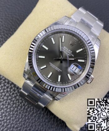 Rolex 41MM Datejust​ M126334-0013 Grey Dial Watch VS Factory