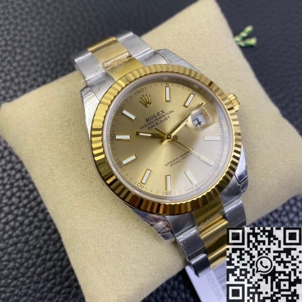 Gold Datejust Rolex​ M126333-0009 Watch Size 41mm VS Factory