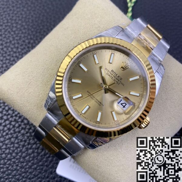Gold Datejust Rolex​ M126333-0009 Watch Size 41mm VS Factory