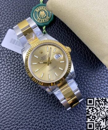 Gold Datejust Rolex​ M126333-0009 Watch Size 41mm VS Factory