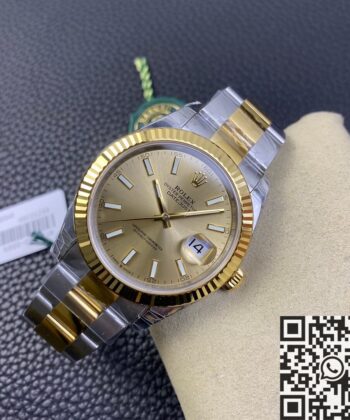 Gold Datejust Rolex​ M126333-0009 Watch Size 41mm VS Factory