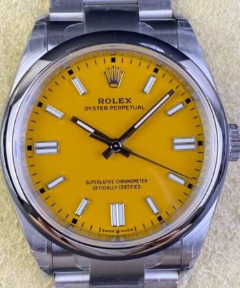 Oyster Perpetual Rolex​ Watch M126000-0004 Yellow 36mm