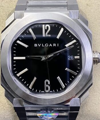 BV Factory Bvlgari Octo Finissimo 102031 Black Dial Watch