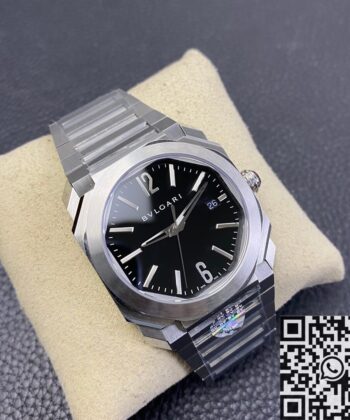 BV Factory Bvlgari Octo Finissimo 102031 Black Dial Watch