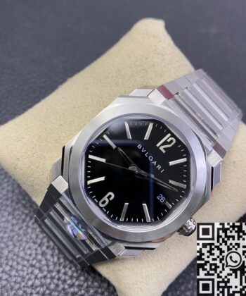BV Factory Bvlgari Octo Finissimo 102031 Black Dial Watch