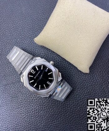 BV Factory Bvlgari Octo Finissimo 102031 Black Dial Watch
