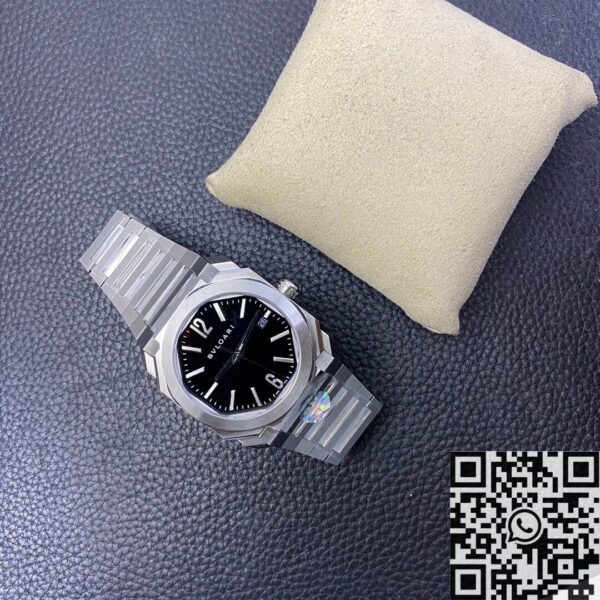 BV Factory Bvlgari Octo Finissimo 102031 Black Dial Watch