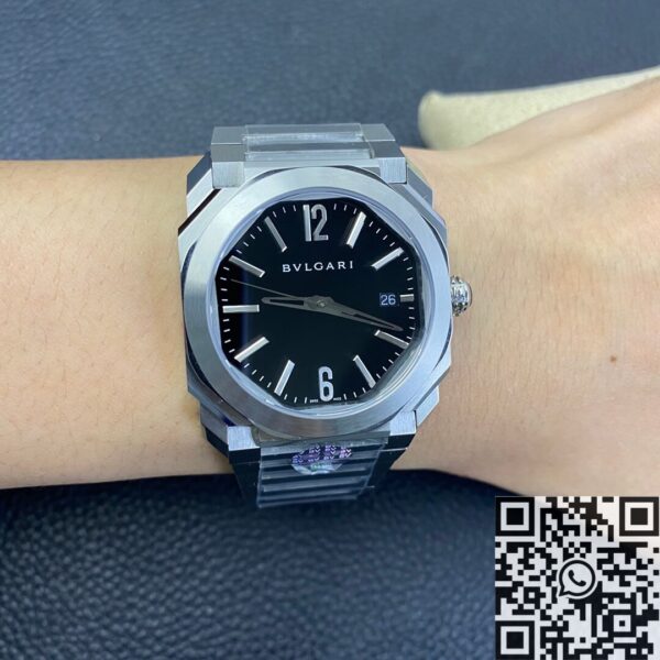 BV Factory Bvlgari Octo Finissimo 102031 Black Dial Watch