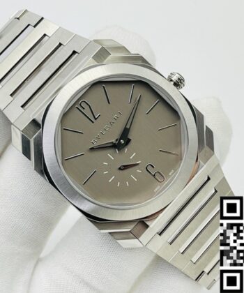 Bvlgari Octo Finissimo Watch 103464 Silver Dial BV Factory