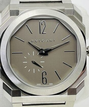 Bvlgari Octo Finissimo Watch 103464 Silver Dial BV Factory