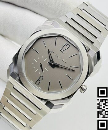 Bvlgari Octo Finissimo Watch 103464 Silver Dial BV Factory