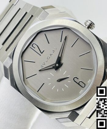 Bvlgari Octo Finissimo Watch 103464 Silver Dial BV Factory