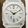 BV Factory Octo Finissimo Bvlgari 103011 Silver White Dial Watch