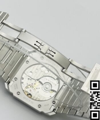 BV Factory Octo Finissimo Bvlgari 103011 Silver White Dial Watch