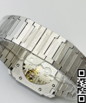 BV Factory Octo Finissimo Bvlgari 103011 Silver White Dial Watch