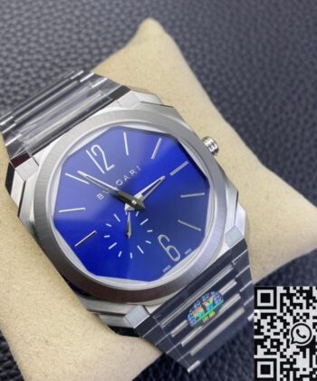 Bvlgari Octo Finissimo Replica 103431 Blue Dial Watch BV Factory