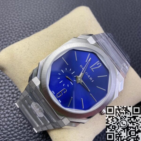 Bvlgari Octo Finissimo Replica 103431 Blue Dial Watch BV Factory