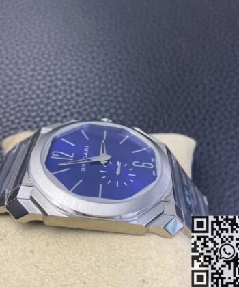 Bvlgari Octo Finissimo Replica 103431 Blue Dial Watch BV Factory
