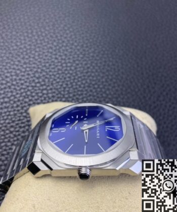 Bvlgari Octo Finissimo Replica 103431 Blue Dial Watch BV Factory