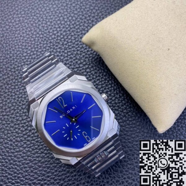 Bvlgari Octo Finissimo Replica 103431 Blue Dial Watch BV Factory
