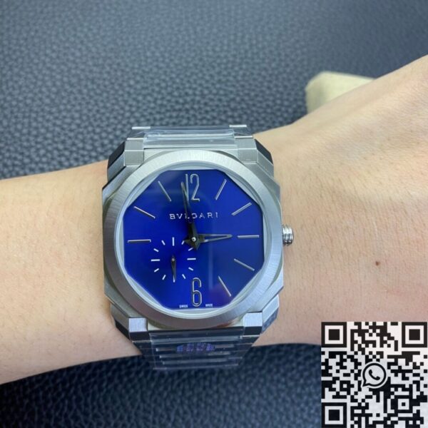 Bvlgari Octo Finissimo Replica 103431 Blue Dial Watch BV Factory